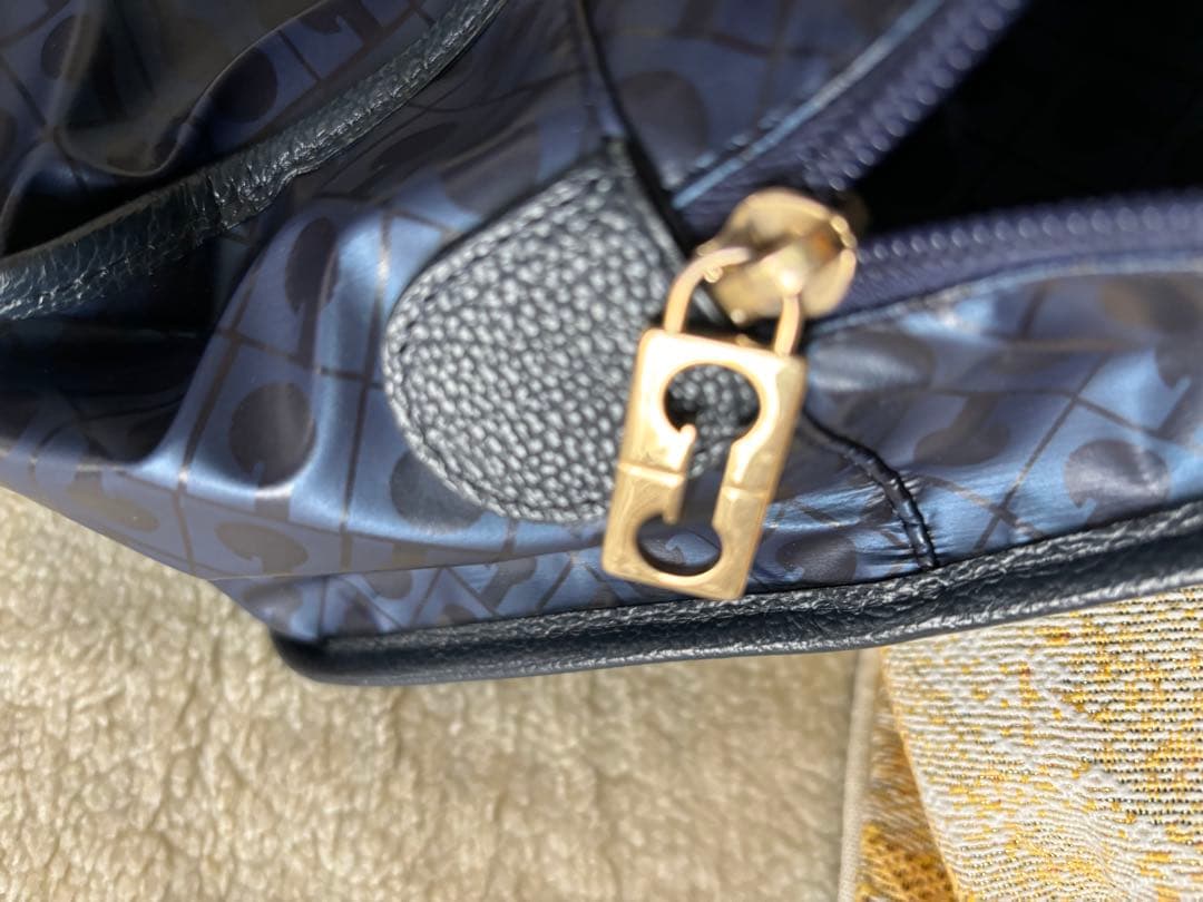 【雲外蒼天】ゲラルディーニ⭐︎ソフティトートバッグ紺色ネイビー