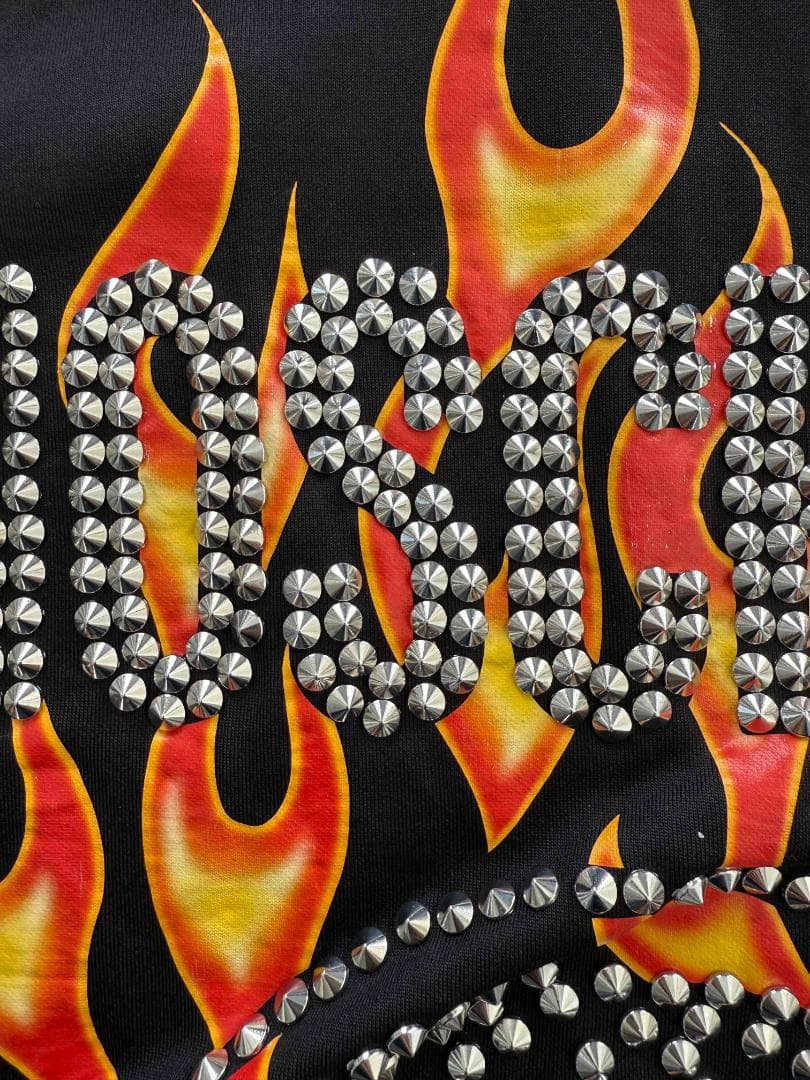 MOSCHINO COUTURE ! 炎プリント パーカー