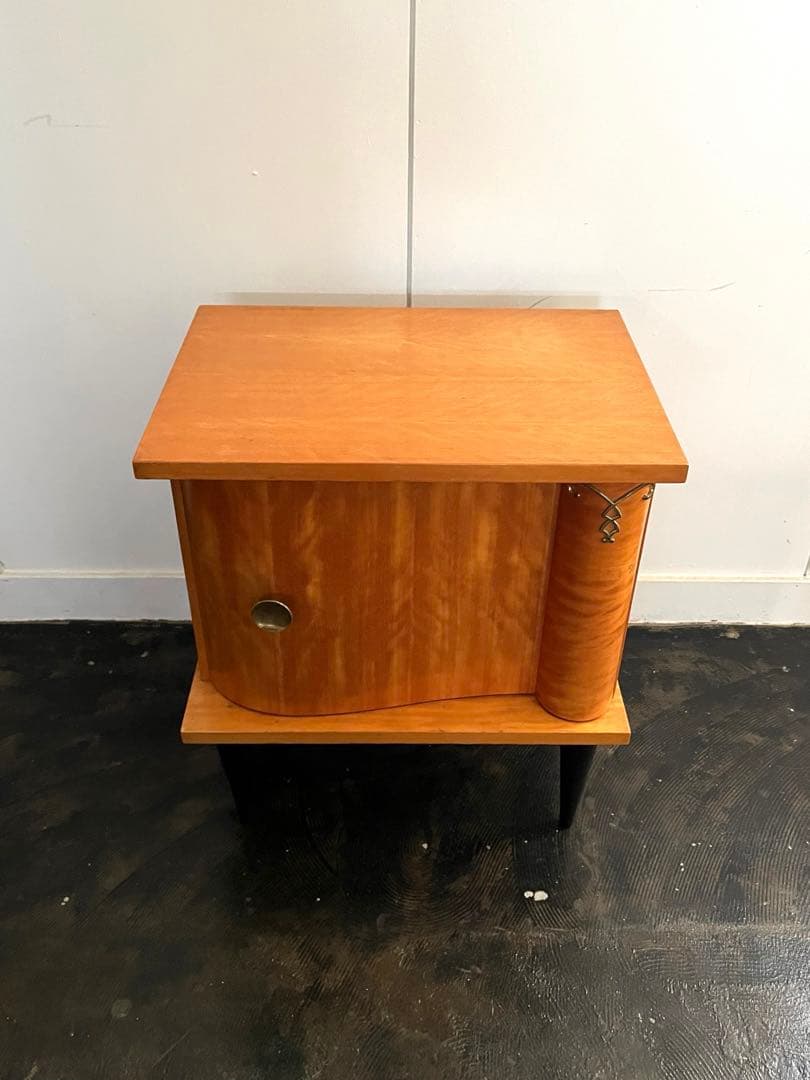 スモールキャビネット チェスト 北欧 ベルギー ヴィンテージ 50s ②