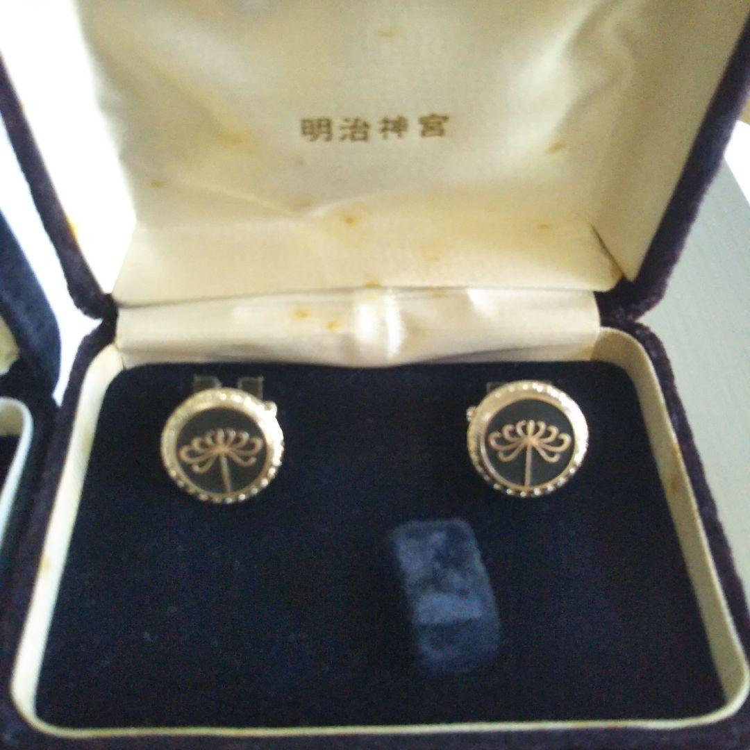 明治神宮　記念品　ネクタイピン　カフスボタン　まとめ売り