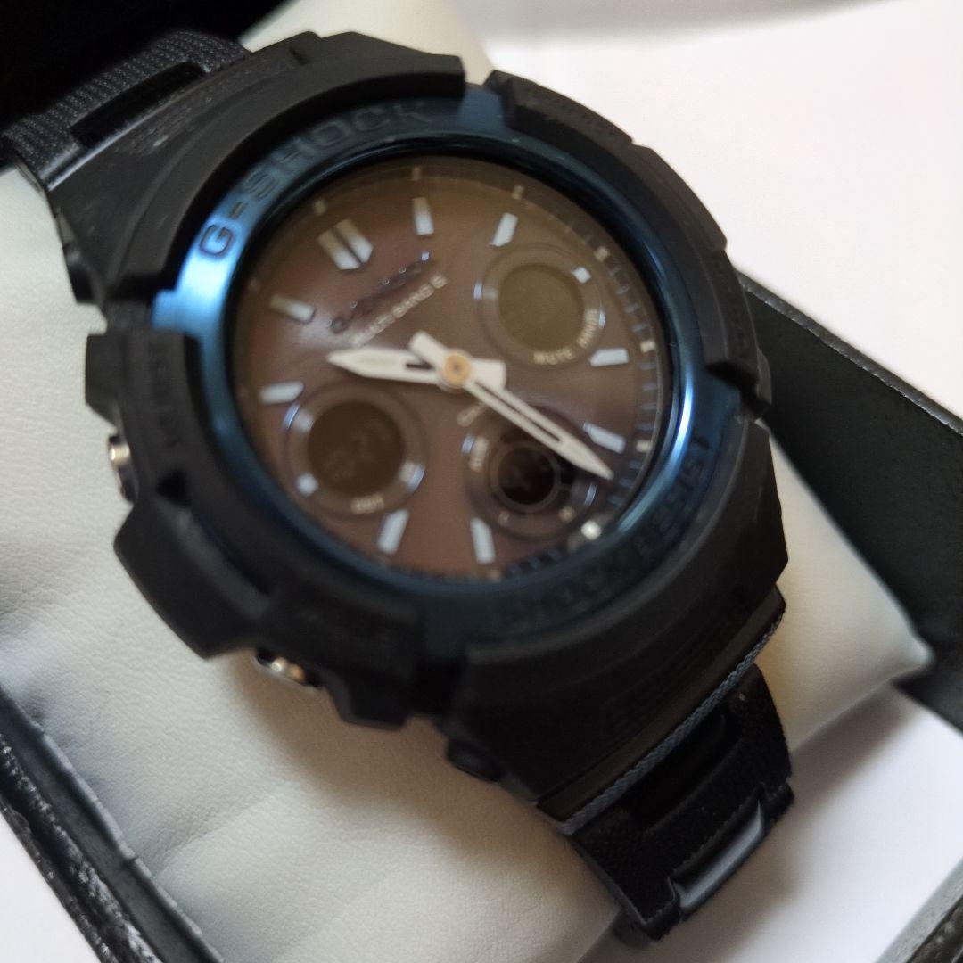 美品 CASIO G-SHOCK AWG-M100BC-2AJF 電波ソーラー