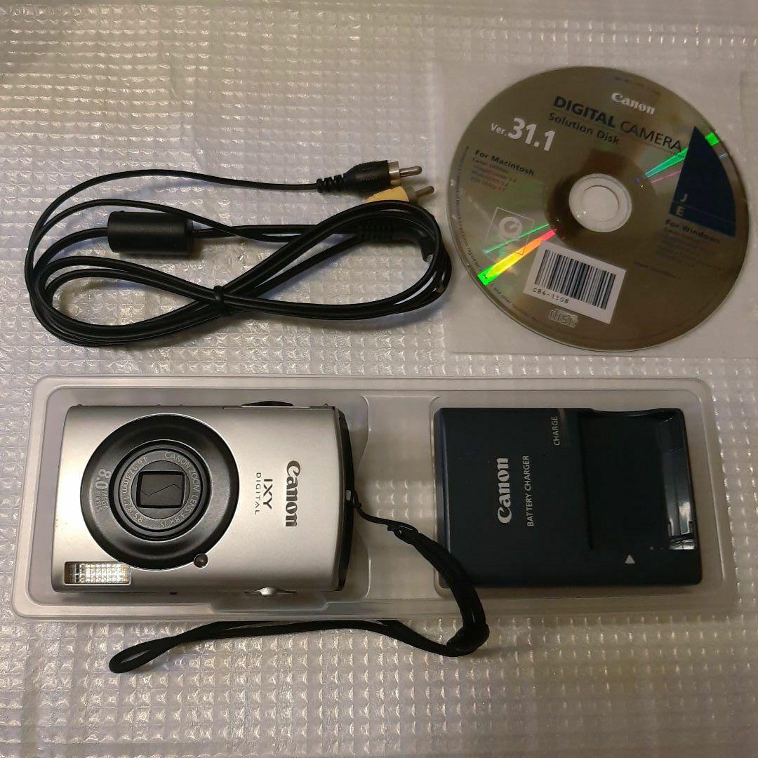 Canon IXY Digital 910 IS 本体と付属品 シルバー 訳あり