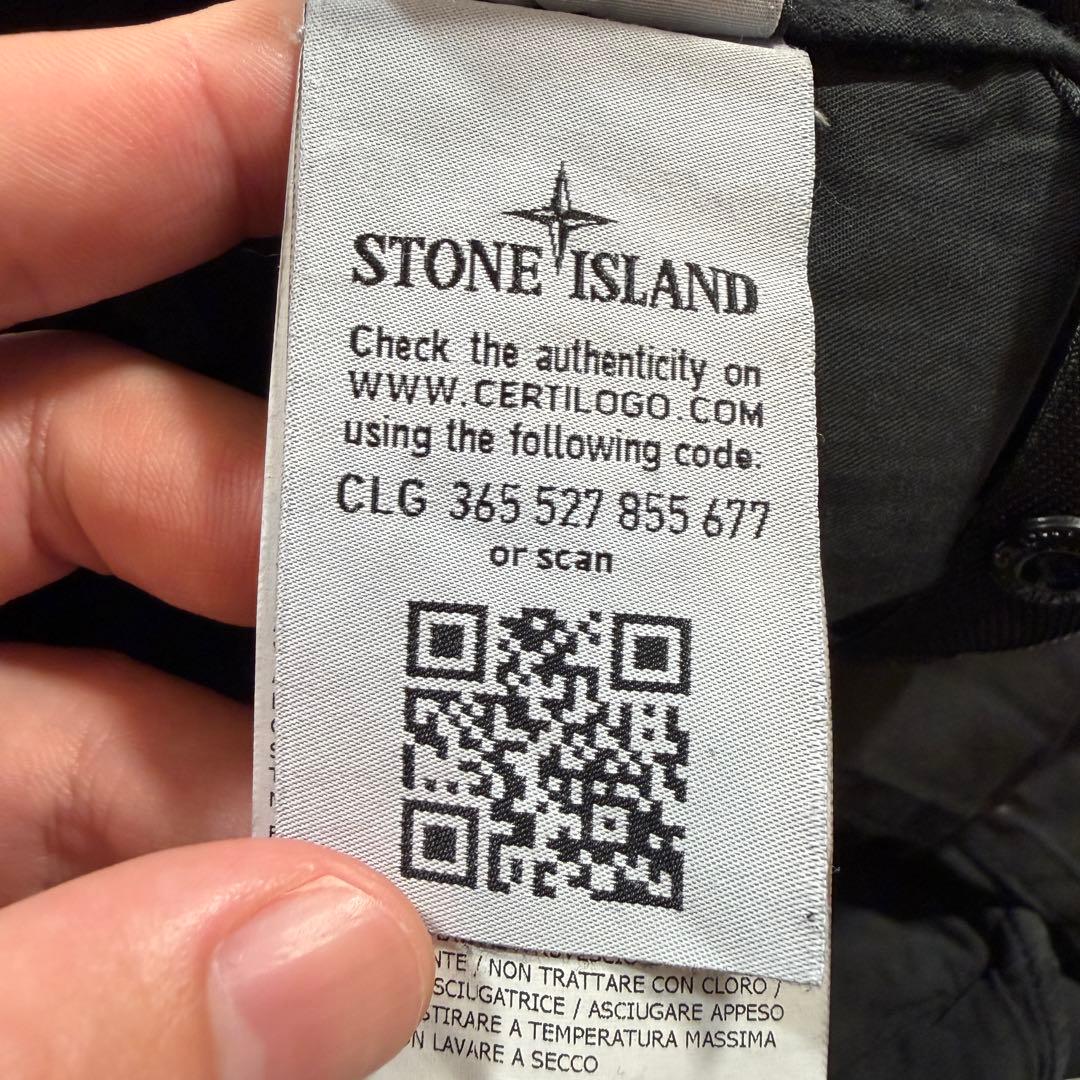 ストーンアイランド　黒　カーゴパンツ　7315321L1 33サイズ