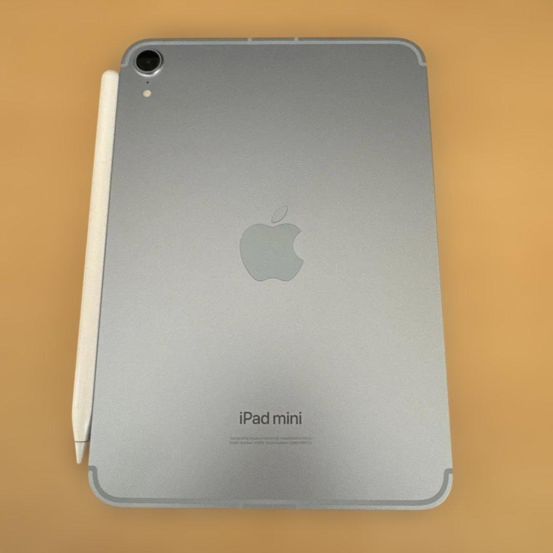 【美品おまけ多数❗️】iPad mini 7 128GBブルーCellular