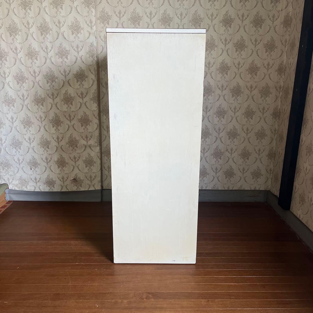 【アンティーク】昭和レトロ 花柄 引出し 6段 タンス チェスト 古民家 古家具