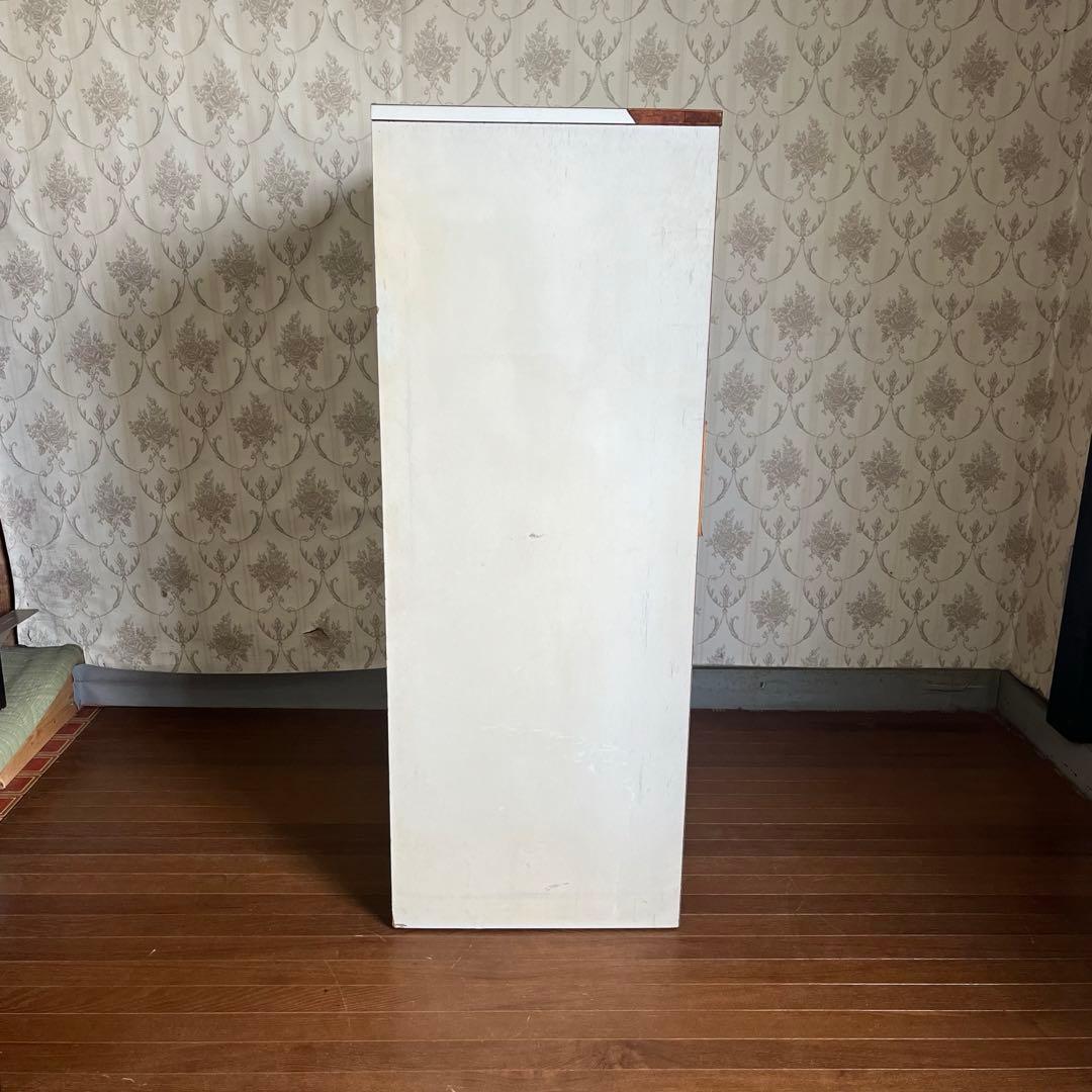 【アンティーク】昭和レトロ 花柄 引出し 6段 タンス チェスト 古民家 古家具