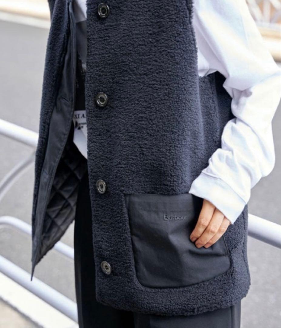 Barbour Spick&Span 別注 kintra liner ボアベスト