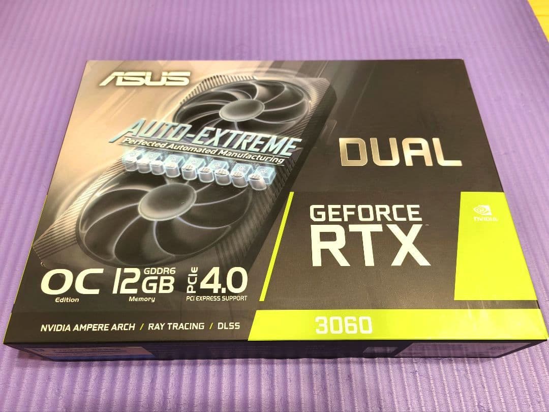 グラフィックボード・グラボ・ビデオカード ASUS RTX 3060 12GB DUAL
