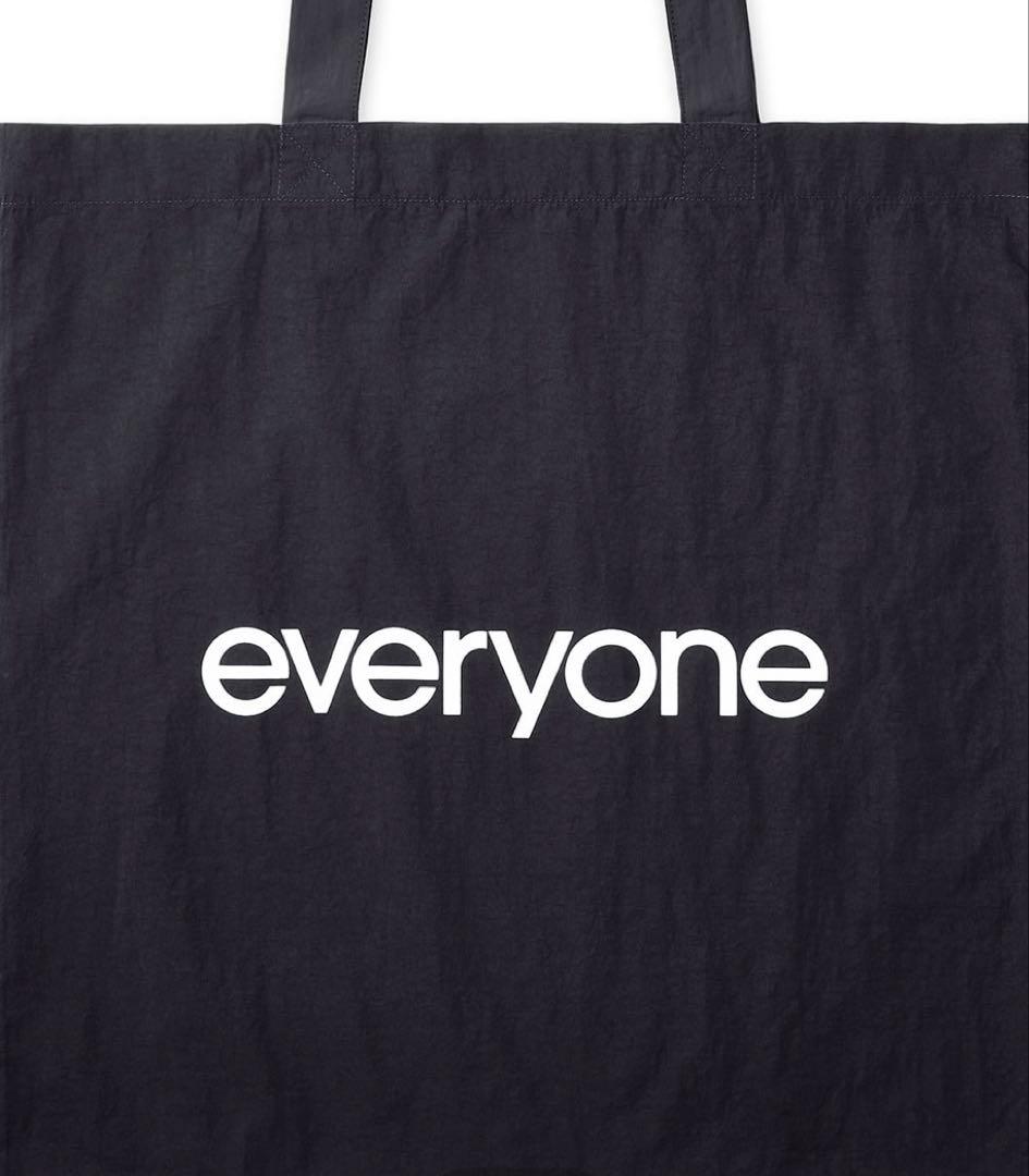 バッグ everyone nylon logo tote bag (BLACK)