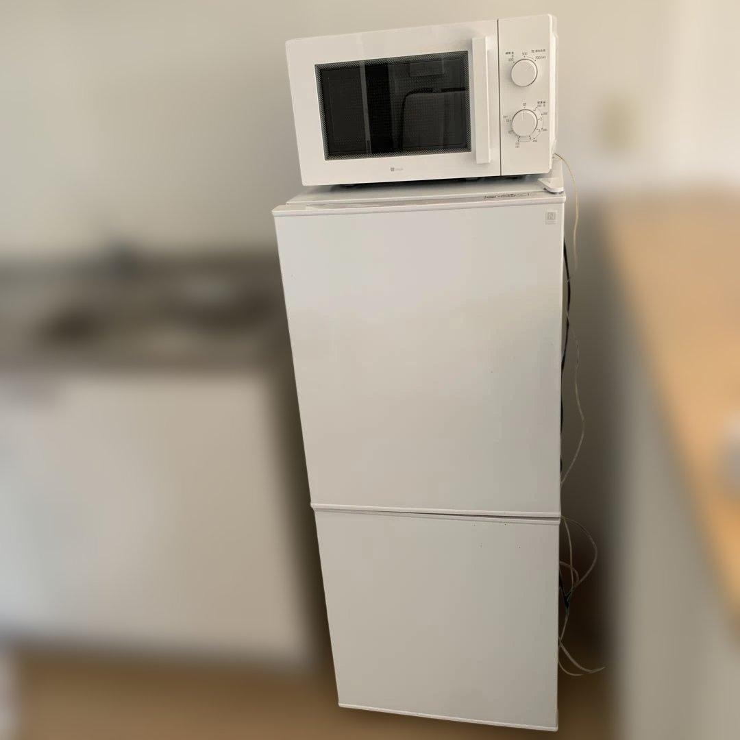 ニトリ全て2024年製ホワイト冷蔵庫・洗濯機6kg ・電子レンジ 3点セット