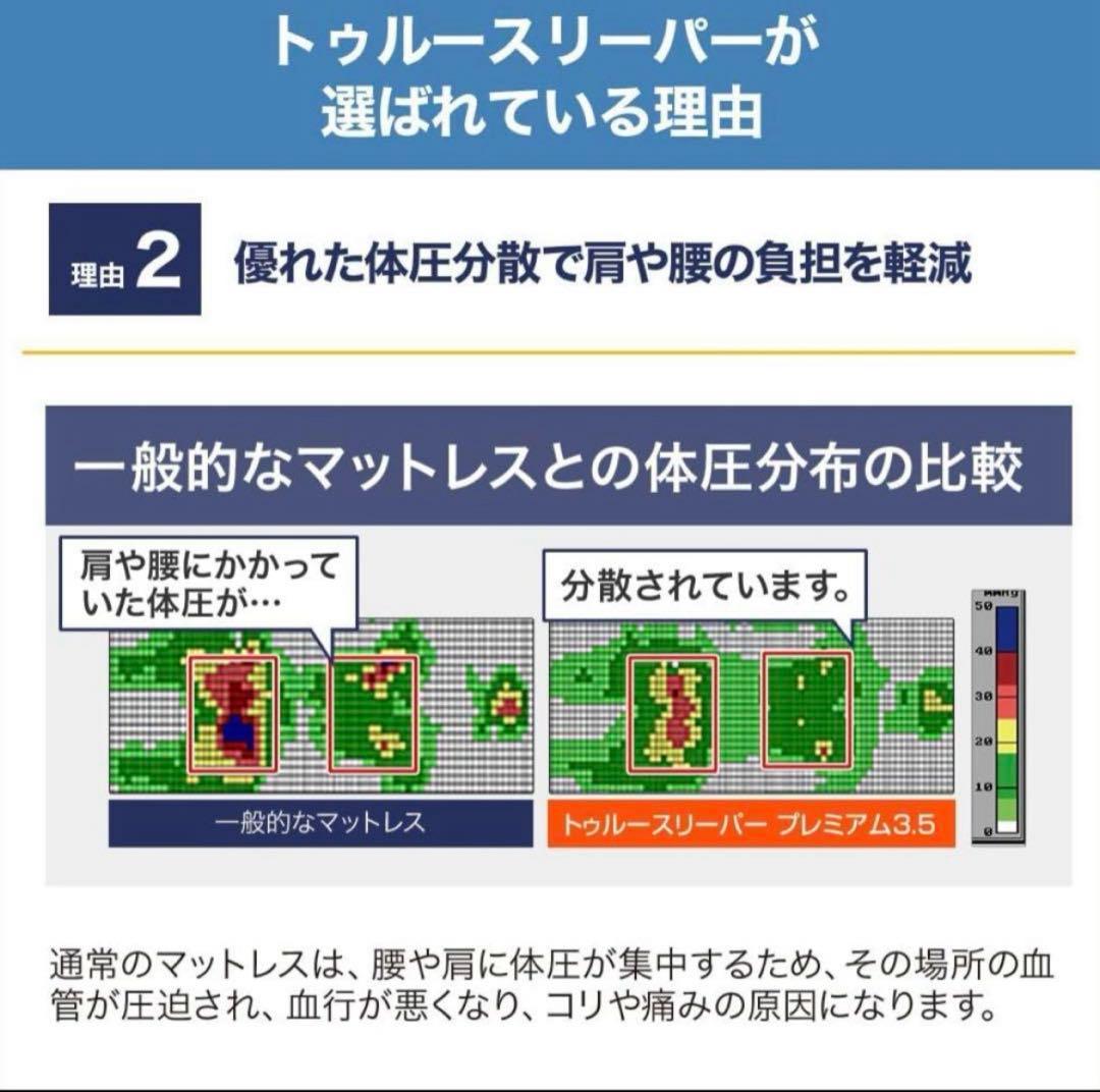 ラスト1点‼️トゥルースリーパーマットレス　ライト3.5　シングル　新品未使用