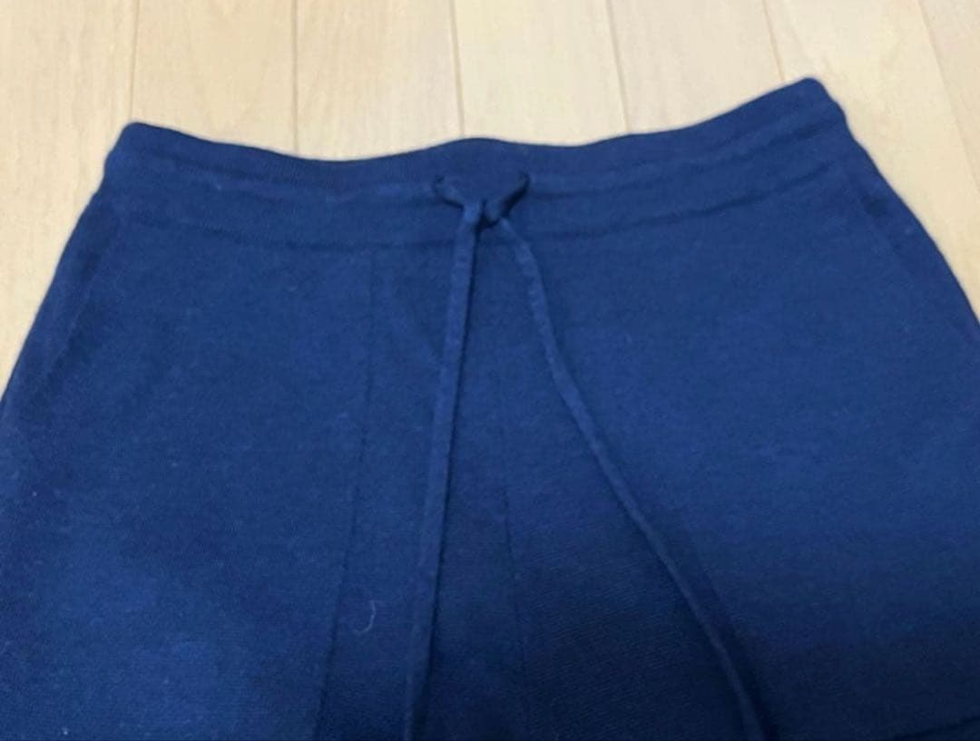 ロンハーマン購入 ebure ニットパンツ ネイビー サイズ36