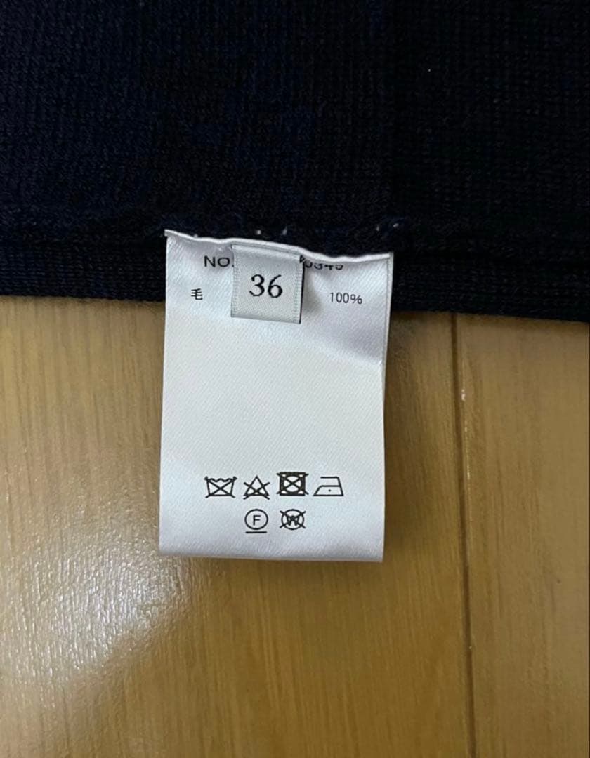 ロンハーマン購入 ebure ニットパンツ ネイビー サイズ36