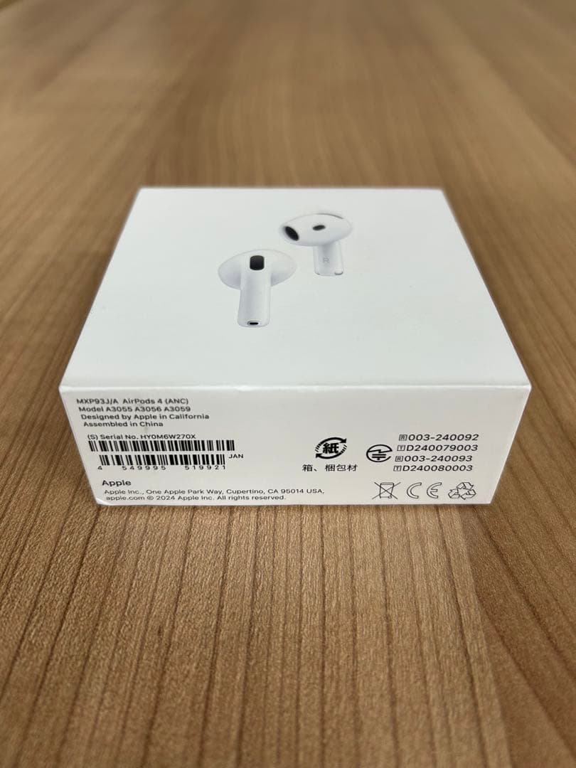 新品未開封　AirPods4 アクティブノイズキャンセリング