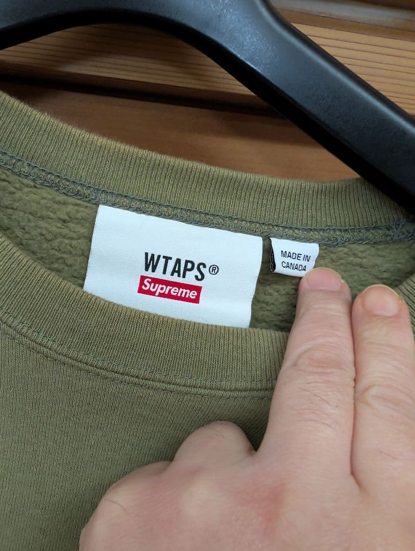 WTAPS SUPREME スウェット オリーブ