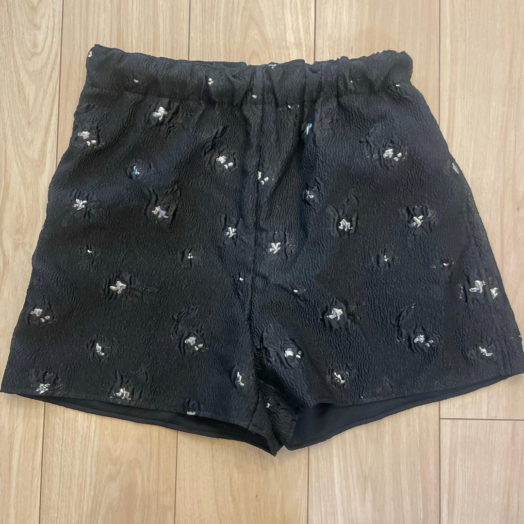Gypsohila Pants 黒 ショートパンツ