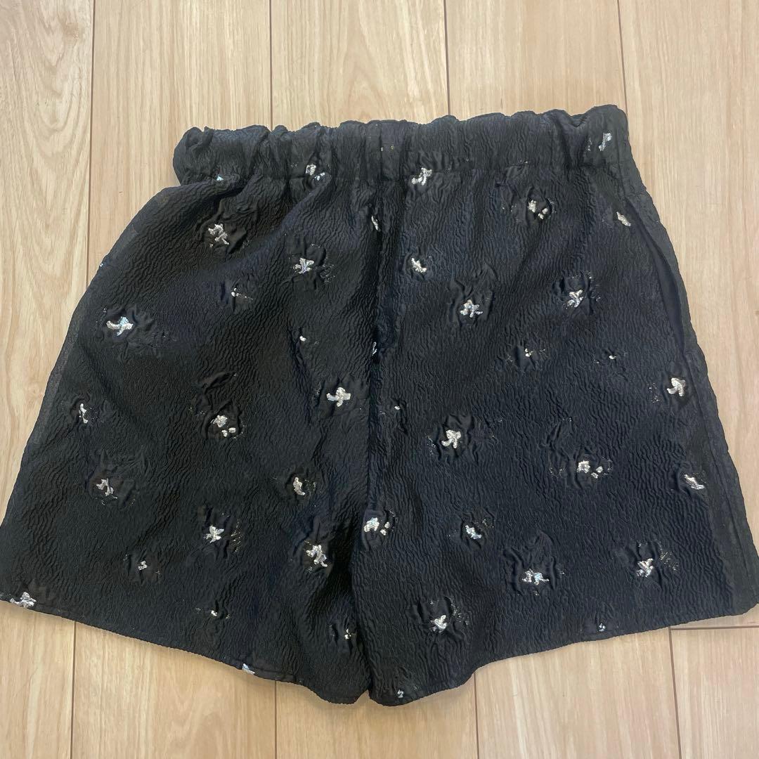 Gypsohila Pants 黒 ショートパンツ