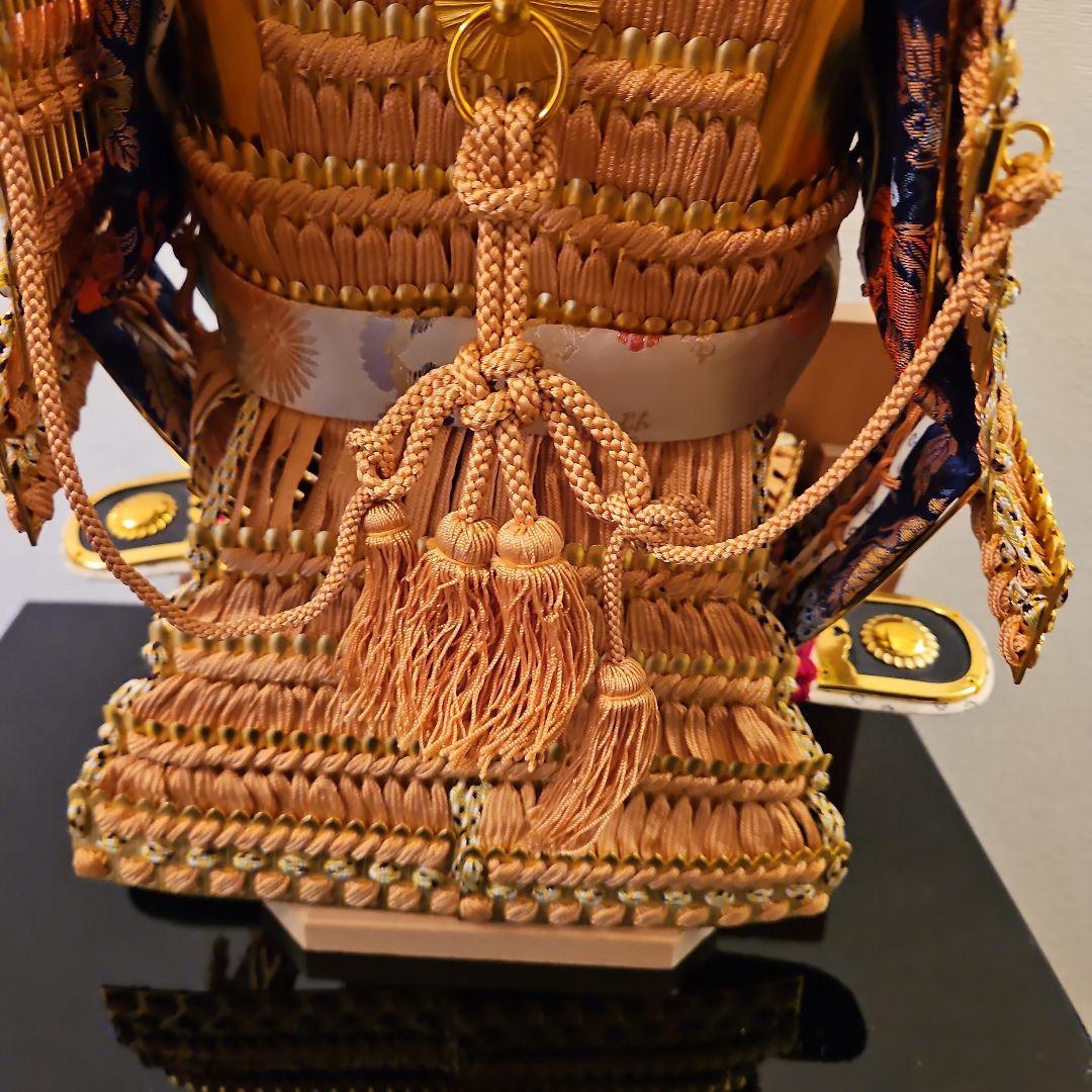 吉徳監製　鎧兜兜　玉鳳作　緋絲織之大鎧