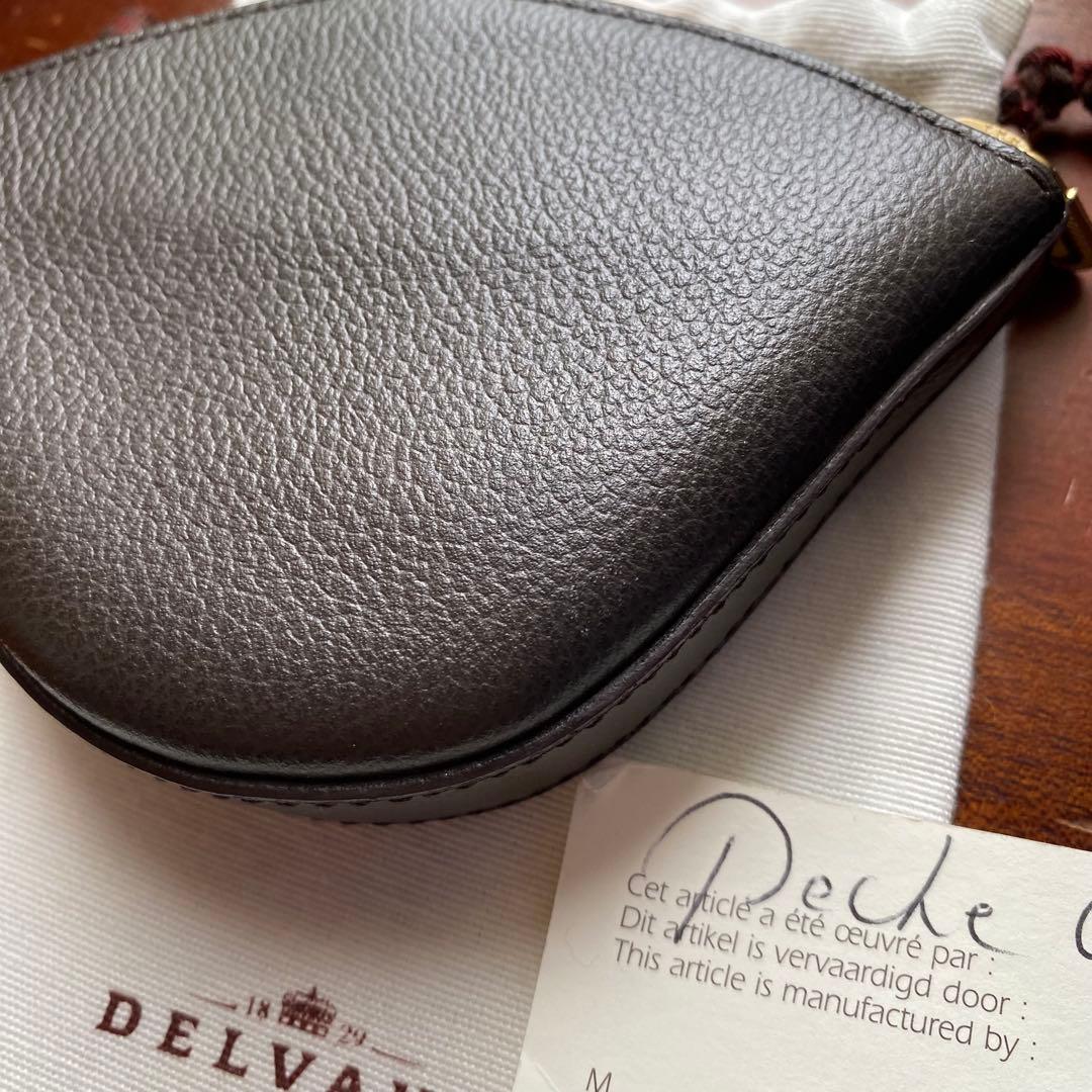 【未使用保管品】DELVAUX デルヴォー ケース ポーチ ダークブラウン