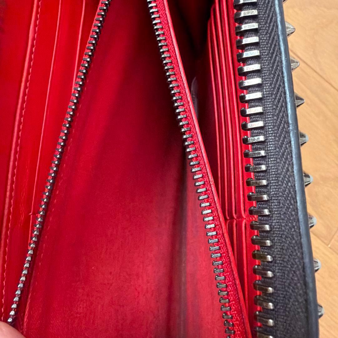 ルブタン クラッチバッグ オーガナイザー グラデーションスタッズ