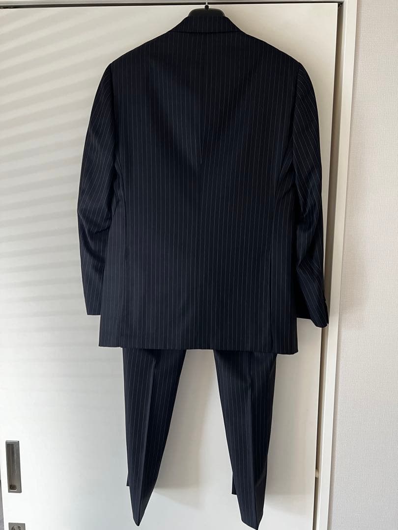 ★美品★ソブリン/アローズ/スーツ/48/ネイビー/ビジネス/メンズ/秋冬