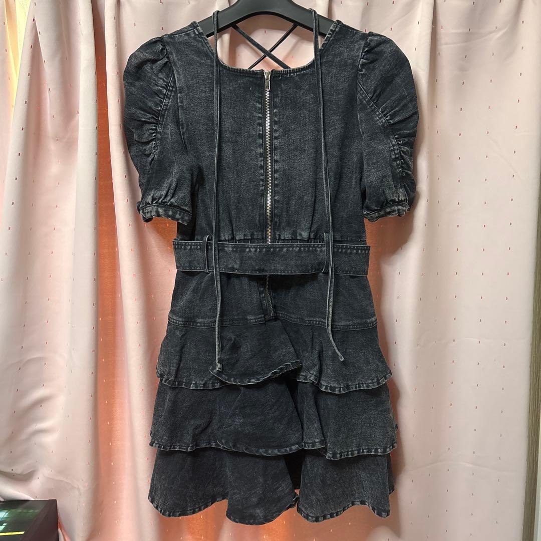 ピウム pium さやぴプロデュースブランド デニムワンピース