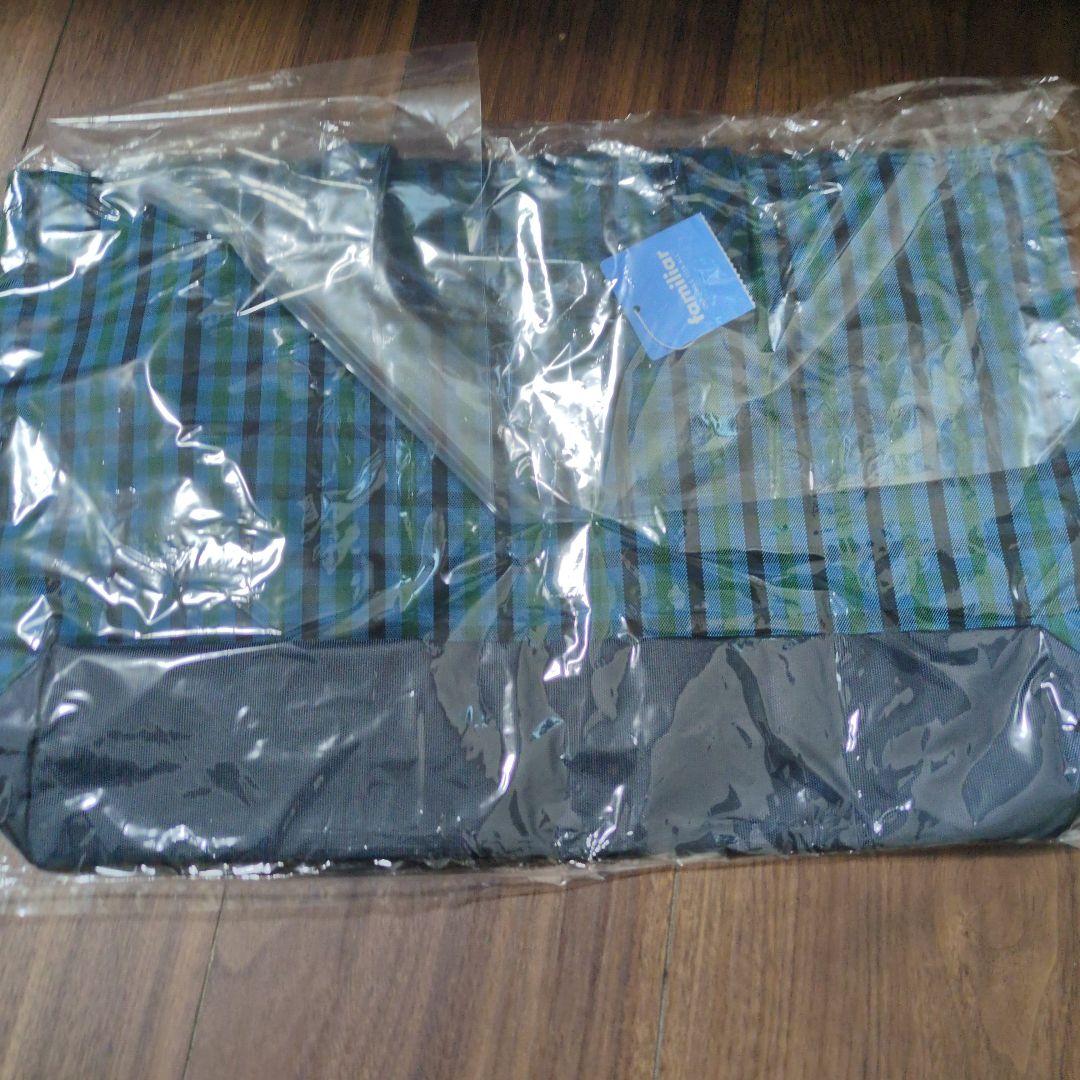 ファミリア　トートバッグ　青