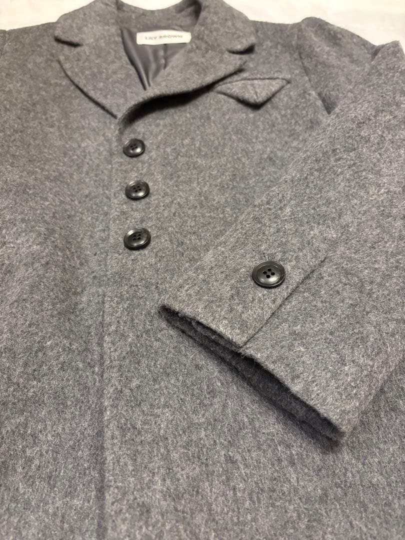 週末セール 超美品リリーブラウン グレージャケットとショートパンツ