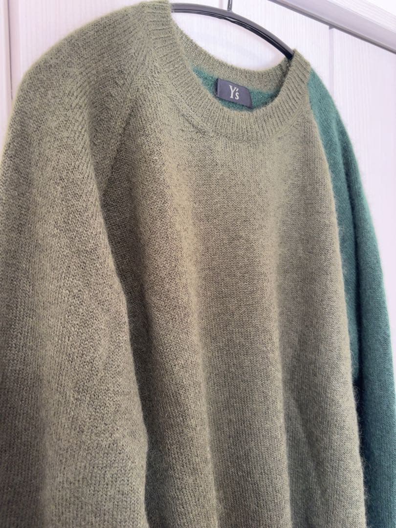 Y's モヘア　ニット　グリーン　yohji yamamoto