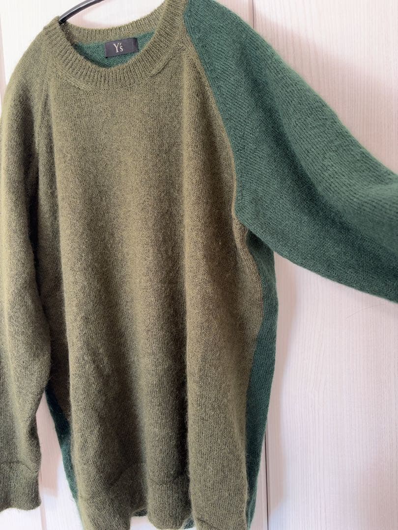 Y's モヘア　ニット　グリーン　yohji yamamoto
