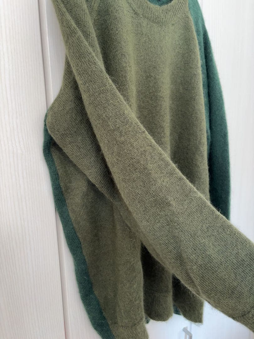 Y's モヘア　ニット　グリーン　yohji yamamoto