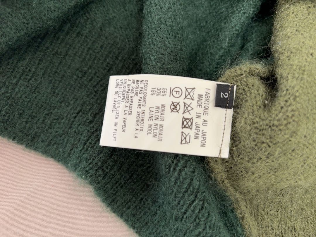 Y's モヘア　ニット　グリーン　yohji yamamoto