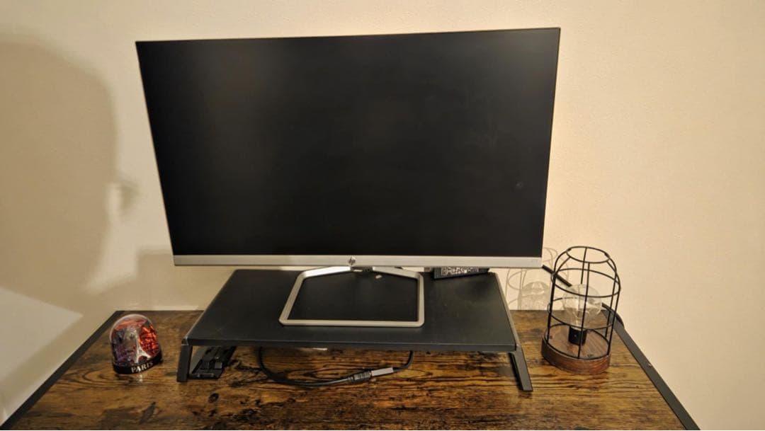 [美品] HP 薄型モニター シルバー