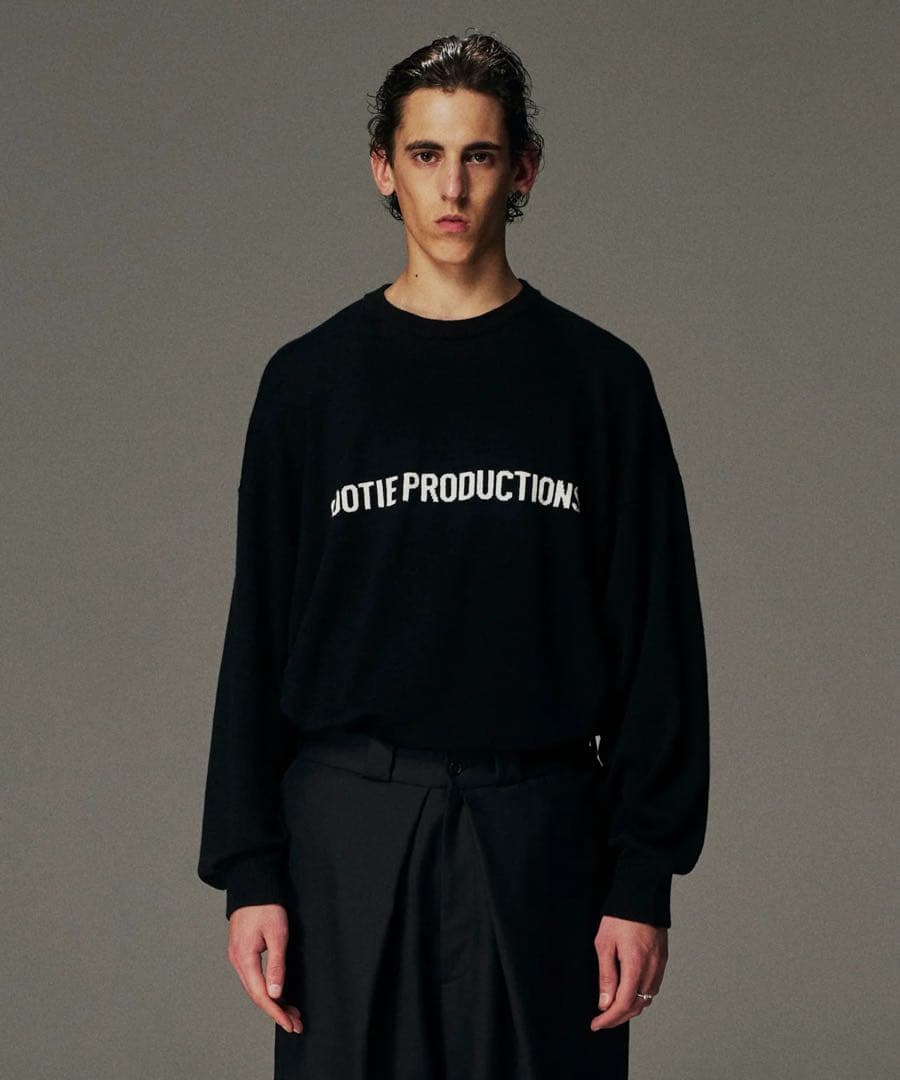 Kj着 Intarsia Crew Sweater / cootie 25aw