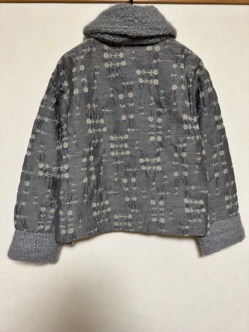 M&KYOKO 生地ジャケット 花柄ジャカード