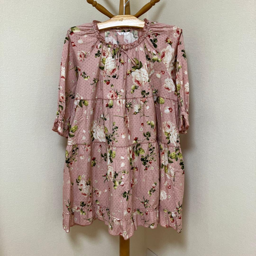 ピンクハウス　ベリーローズ　チュニックワンピース