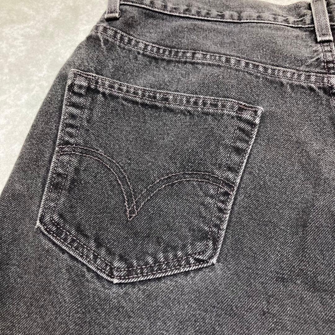 リーバイス　Levis 550 ブラック デニム ショーツ　ハーフパンツ　34