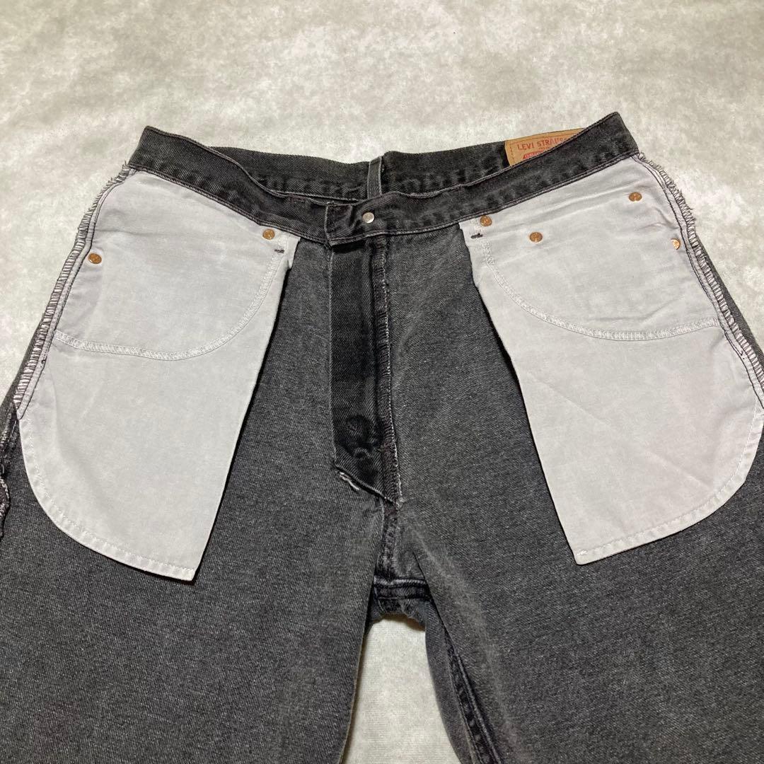リーバイス　Levis 550 ブラック デニム ショーツ　ハーフパンツ　34