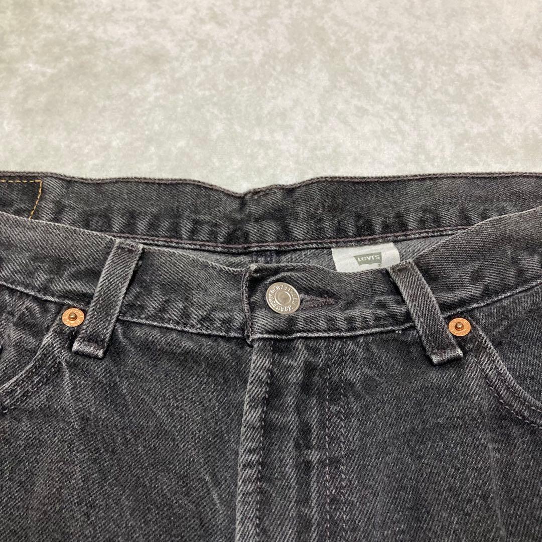 リーバイス　Levis 550 ブラック デニム ショーツ　ハーフパンツ　34