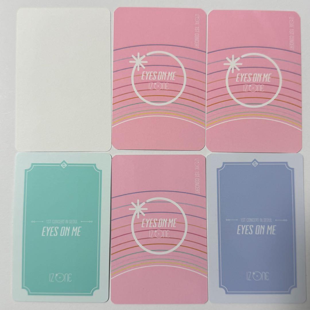 izone ウォニョン eyes on me トレカ セット