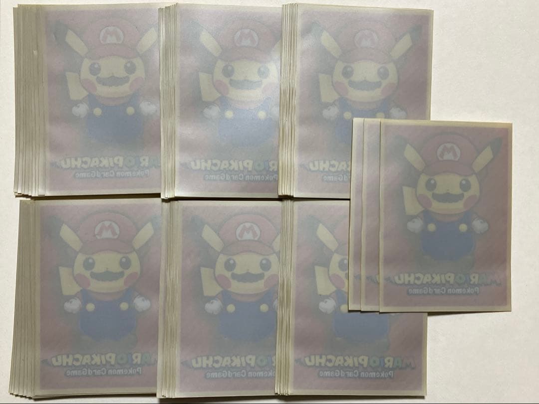 マリオピカチュウ ポケモンカードゲーム　スリーブ63枚