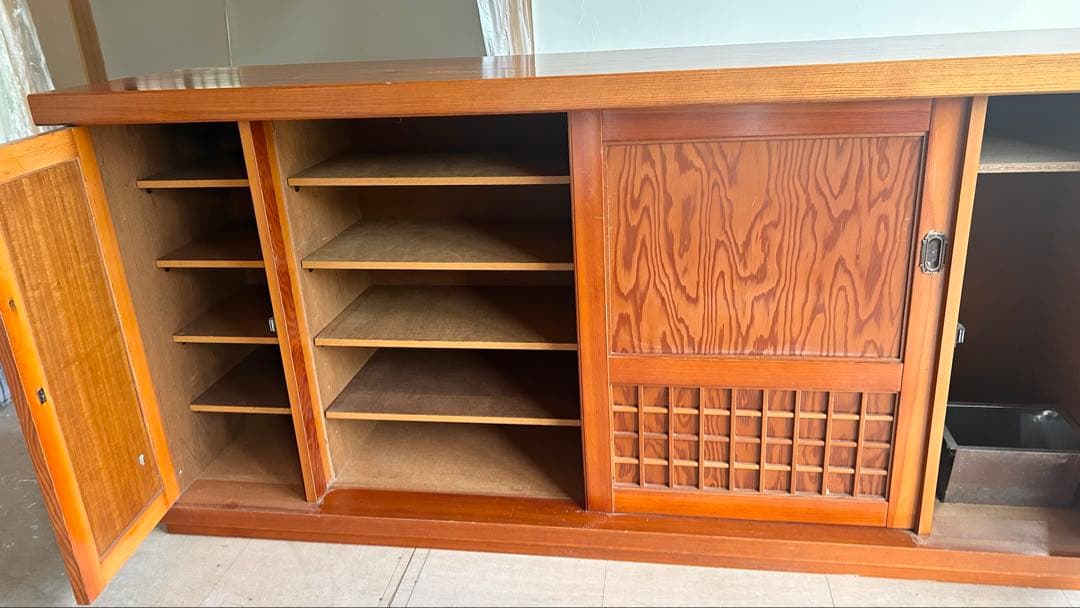 【引き取り歓迎】木製靴箱