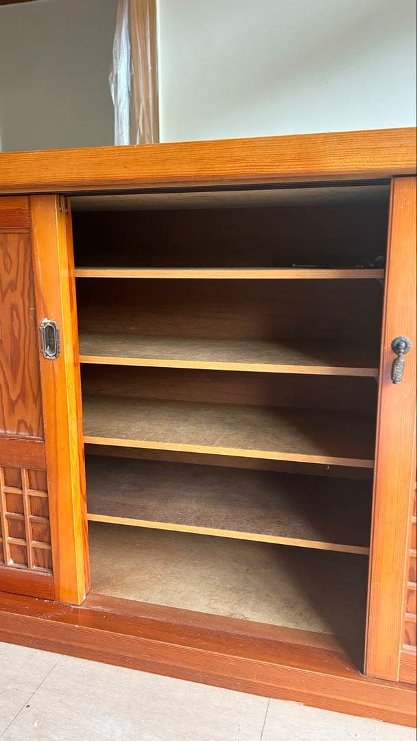 【引き取り歓迎】木製靴箱