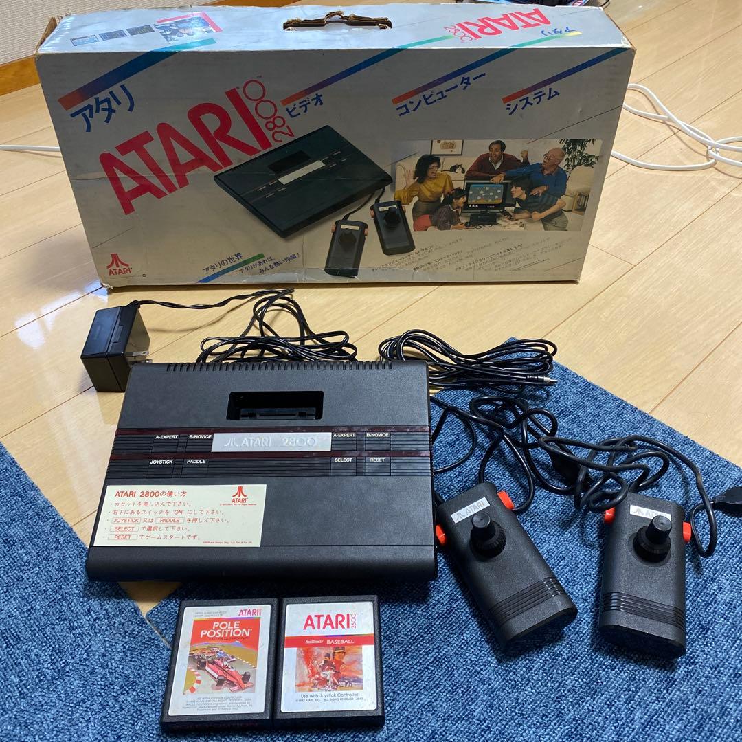 ATARI2800本体ソフトセットジャンク