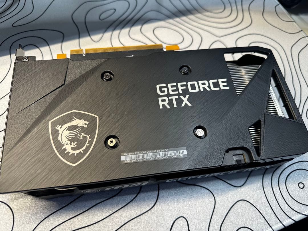 【MSI製】GeForce RTX3060 8GBモデル