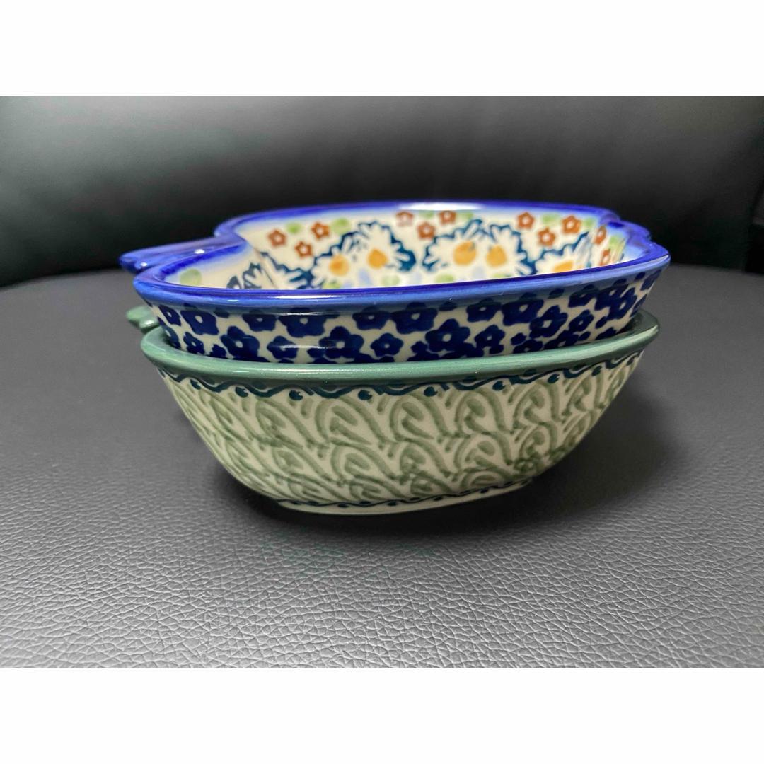 ポーリッシュポタリー リンゴボウル2点セット ポーランド食器