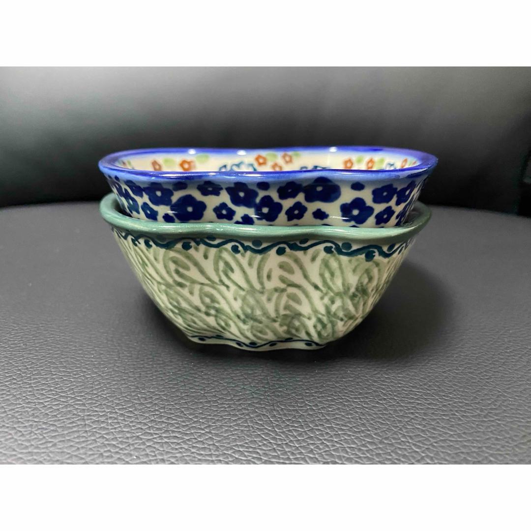 ポーリッシュポタリー リンゴボウル2点セット ポーランド食器