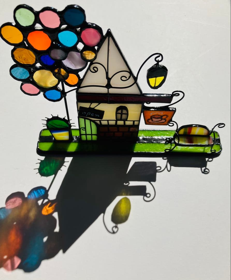 ステンドグラス　cafe4点