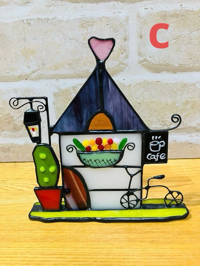 ステンドグラス　cafe4点