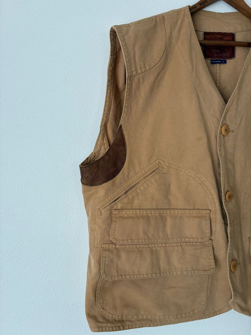 90's Polo Ralph Lauren ベスト　ハンティング　ダックベスト